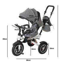 Trike Fix V3 Tricikli Szürke