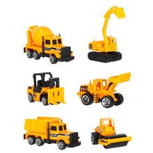 Szállító Teherautó Tir Kilövő + Fém Autók Építőipari Gépek