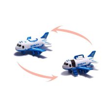 Rendőrségi Repülőgép-3 Db Fém Rendőrségi Autóval- Leereszkedő Lépcsővel-rámpával-fény És Hanghatásokkal