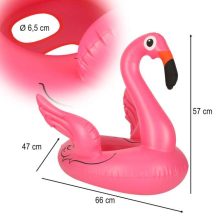 Felfújható bébi úszógumi, gyereküléssel, flamingó mintás, max. 15 kg, 1-3 éves korig