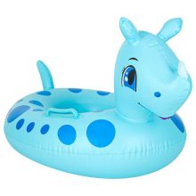 Felfújható bébi úszógumi, orrszarvú mintás, üléssel, max. 15 kg, 1-3 éves korig