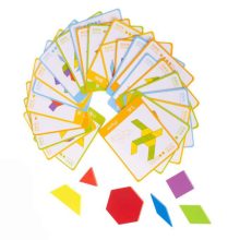 Montessori Puzzle Fa Formák Kreatív Kirakós Játék 130