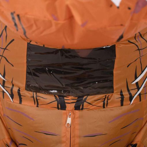 Jelmez karneváli jelmez álarc felfújható dinoszaurusz T-REX óriásbarna 1,5-1,9 m