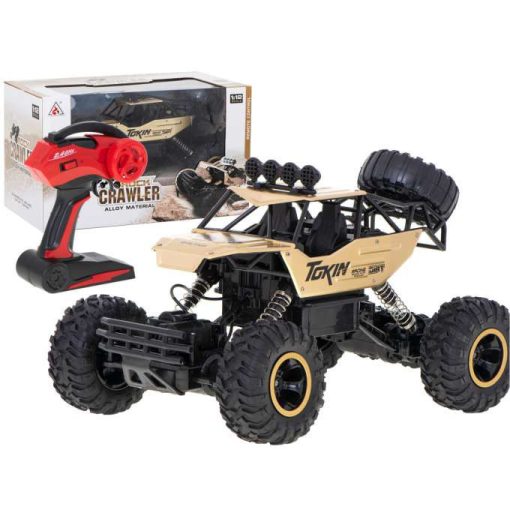 Távirányítós Autó Rc Rock Crawler 1:12 4wd Metal Gold