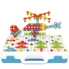 Kreatív Csavarozó, Épitkezős Játékkészlet  3d Épitkezéshez 237db