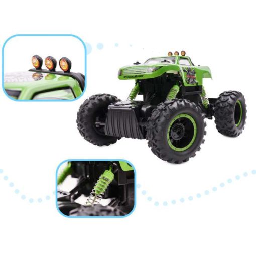 Távirányítós Autó Rc Nqd Rock Crawler King 1:12 Usb Zöld