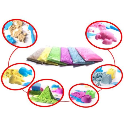 Homokgyurma-kinetikus Homok-2 Kg-homokozóval-formákkal 