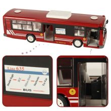 Távirányítós Busz Rc Távirányítóval, Nyíló Piros Ajtókkal