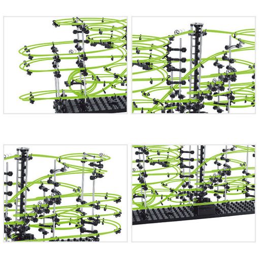 Sötétben Világító Spacerail 4-es Szintű Labdapálya Golyópálya 72cm X 34cm X 36cm