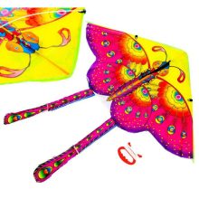 Nagy, 120 Cm-es Lila Pillangós Sárkány