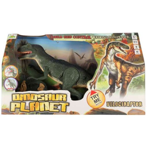 Távirányítós Dinoszaurusz Rc Velociraptor Távirányítóval + Hangok