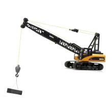 Fémdaru Távirányítóval, 1:14 Méretarány Rc Crane H-toys 1572 Lánctalpas 15 Csatornás 2,4 Ghz 1:14