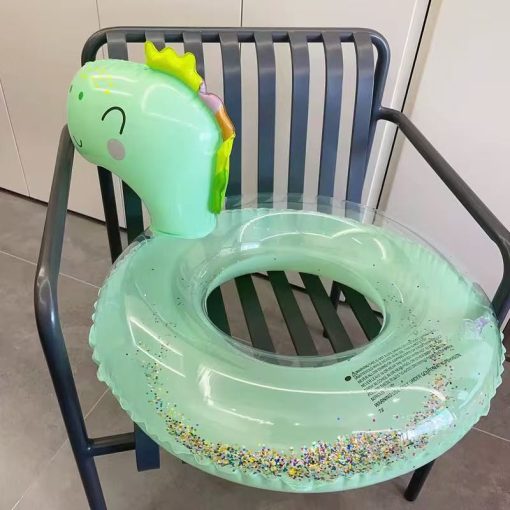 Felfújható bébi úszógumi, orrszarvú mintás, üléssel, 70cm