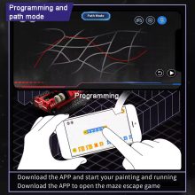 Interaktív robot programozható 5 az 1-ben távirányítóval, beltéri és kültéri használatra