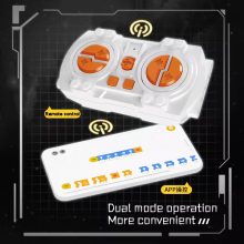 Interaktív robot programozható 5 az 1-ben távirányítóval, beltéri és kültéri használatra