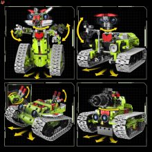 Interaktív robot programozható 5 az 1-ben távirányítóval, beltéri és kültéri használatra