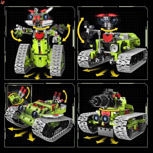 Interaktív robot programozható 5 az 1-ben távirányítóval, beltéri és kültéri használatra