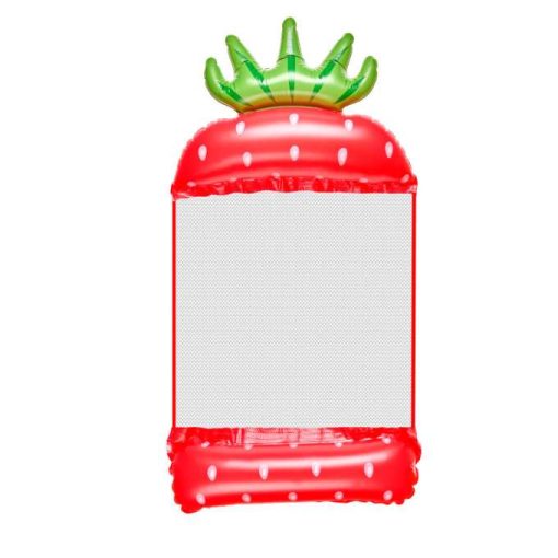 Felfújható matrac, függőágy, vízi nyugágy, fotel, úszómedence-szék, eper