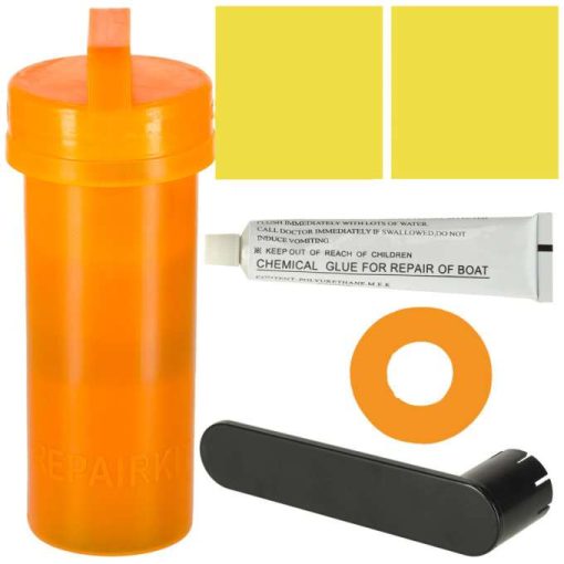 Felfújható SUP deszka úszáshoz üléssel, kiegészítőkkel, evezőkészlettel, sárga, 350 cm